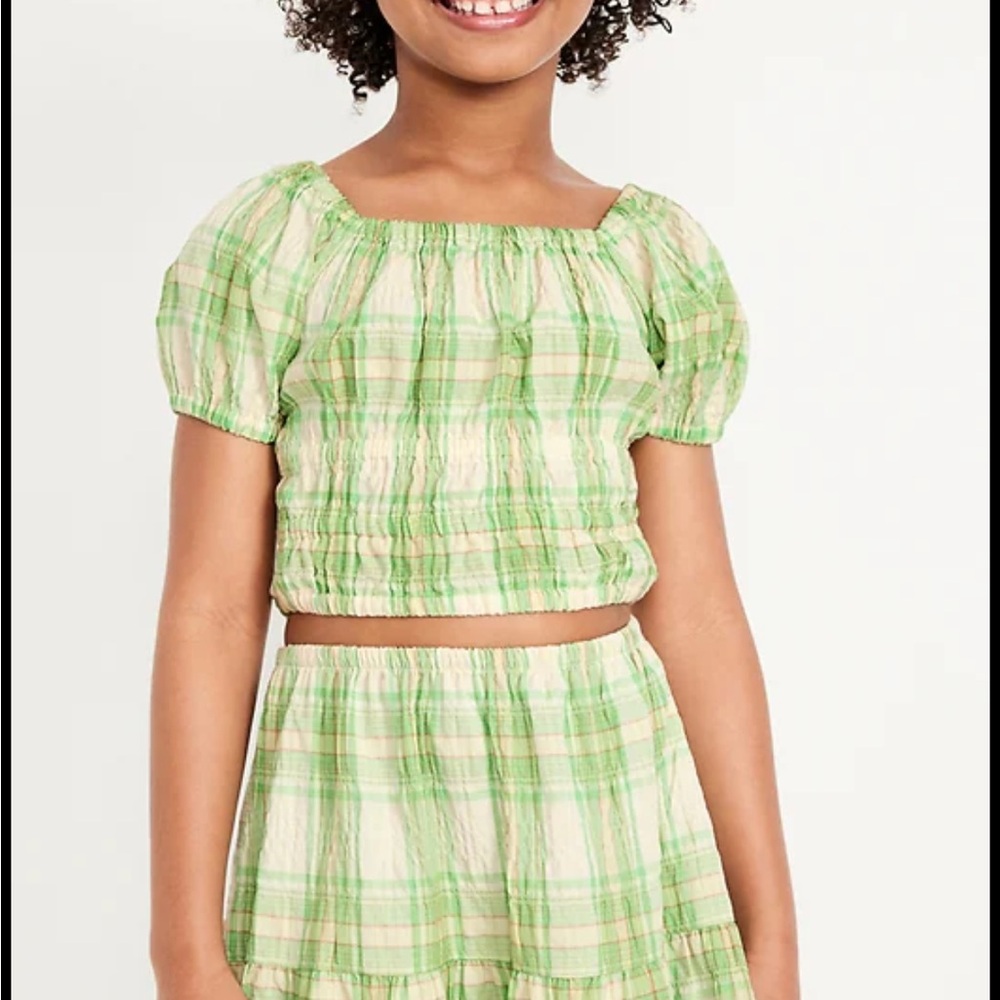 Puff Sleeve Smocked Shirt